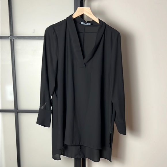 Eloquii Black Blouse Size 14 - Picture 1 of 8